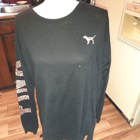 Vs Pink open back campus tee - Picture 1 of 4